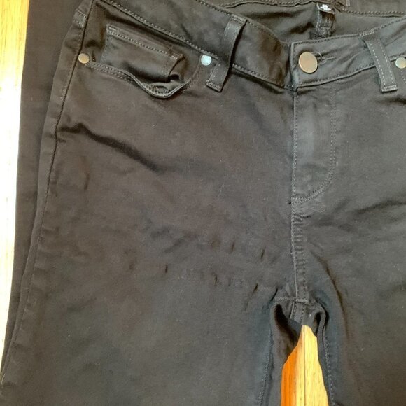Paige sz 29 Verdugo Ultra Skinny Black Shadow Jeans - Picture 5 of 9